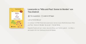 Read more about the article Leserunde bei Lovelybooks mit Mila und Paul – Sonne im Norden