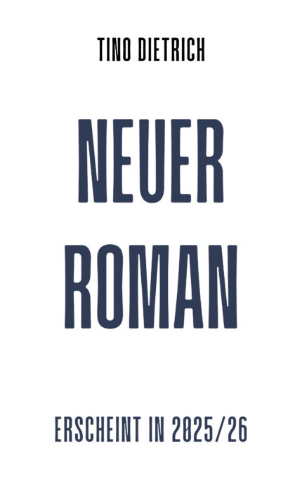 Buchankündigung vom Autor Tino Dietrich